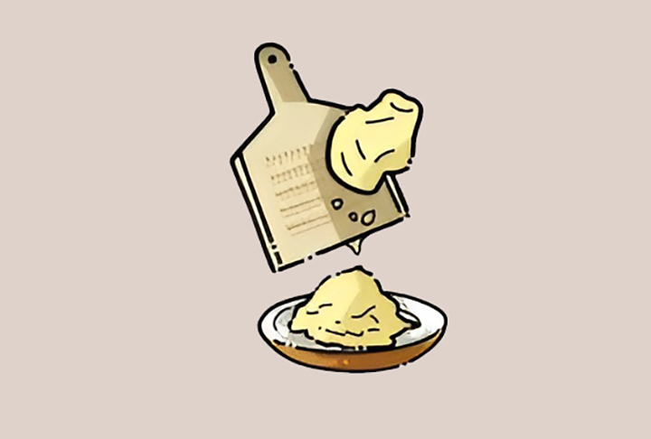 생강즙을-내는-모습