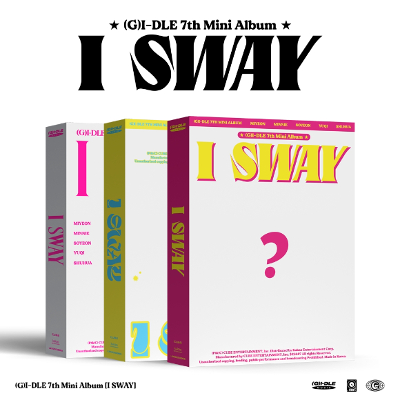 (여자)아이들 미니7집 'I SWAY'가 카세트 테이프로도 제작된다. [사진=큐브엔터테인먼트]