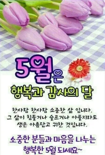 5월 인사말 모음 예시 멘트_7