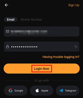 아이디/비밀번호 입력 후 로그인 화면