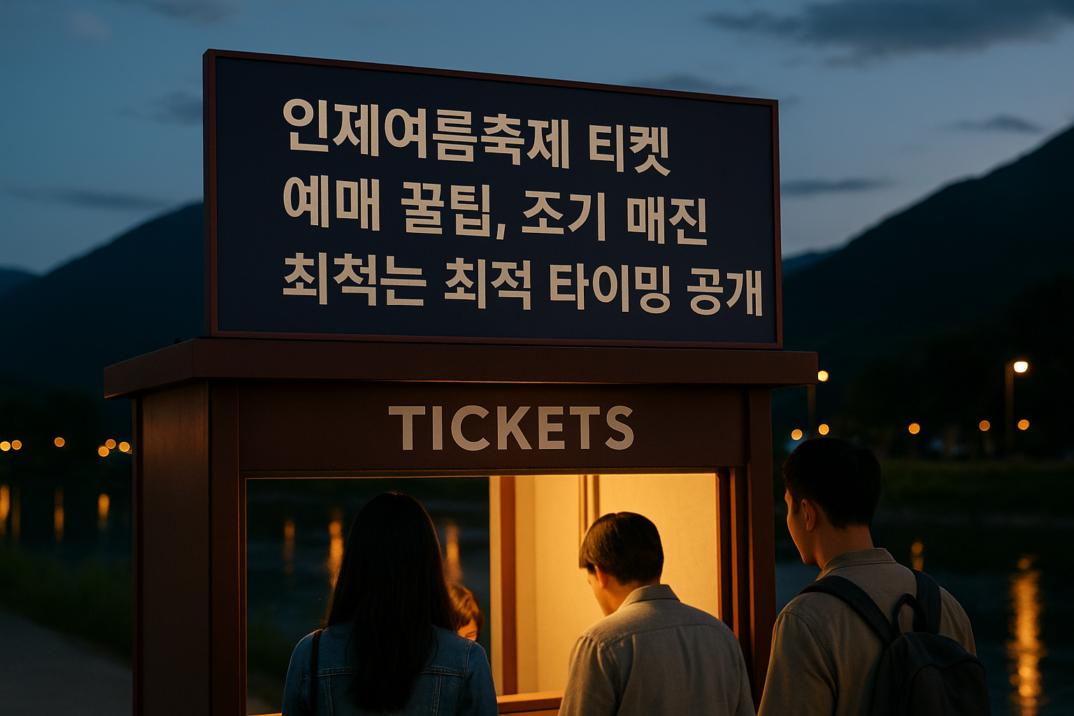 인제여름축제 티켓 예매 꿀팁, 조기 매진 피하는 최적 타이밍 공개! 관련 이미지