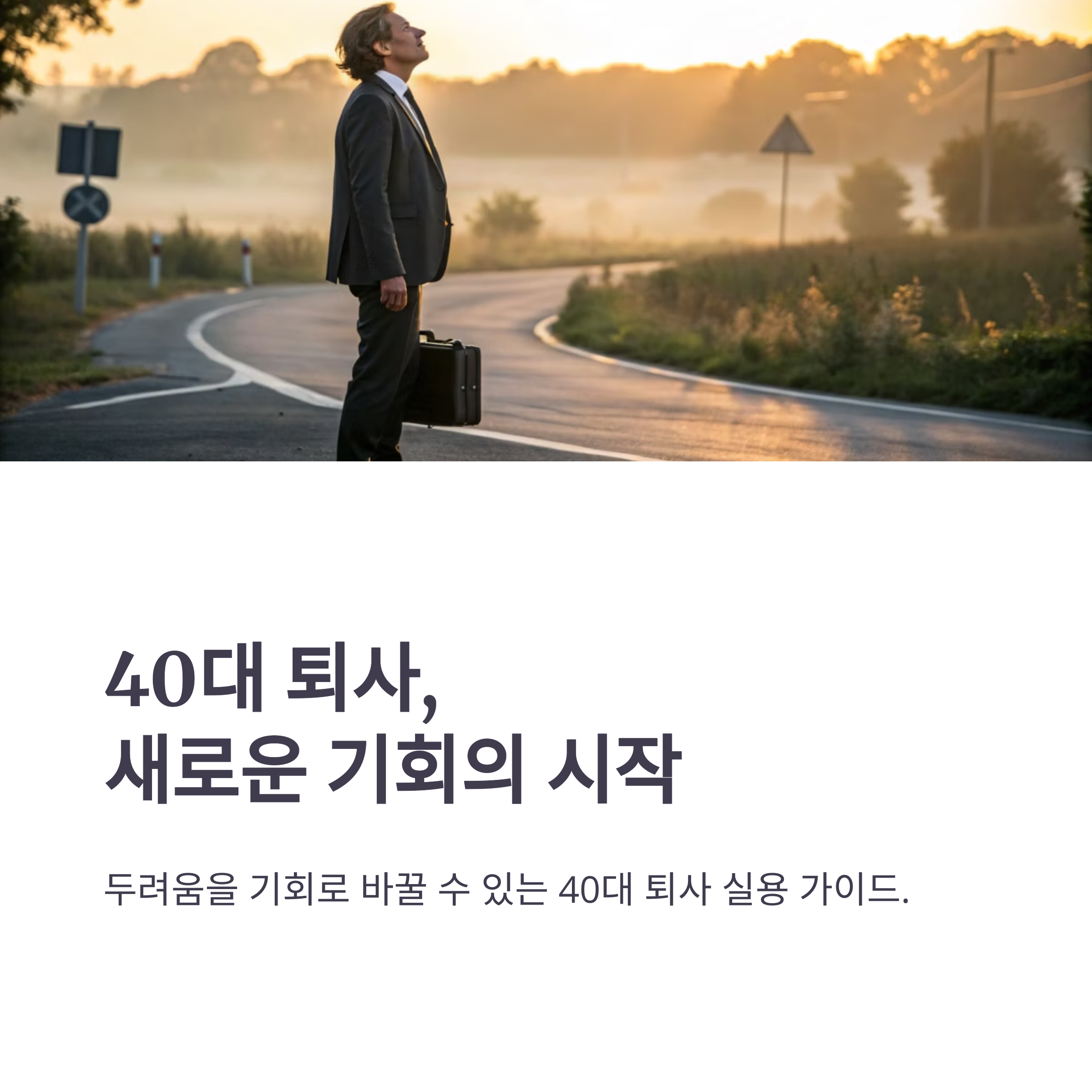 퇴사 후 인생 계획, 마흔 이후에도 성공하는 방법