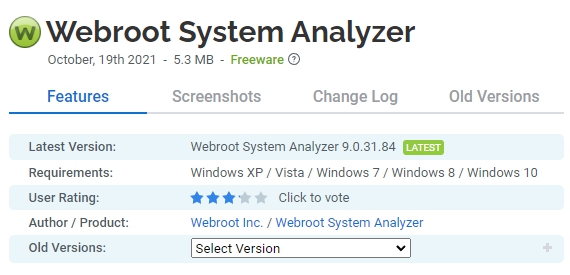 Webroot-System-Analyzer
