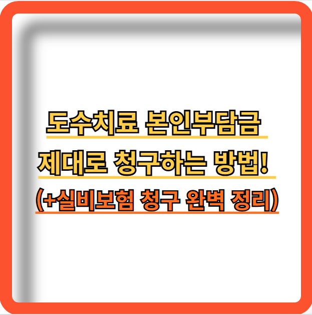 도수치료-본인-부담금-청구방법