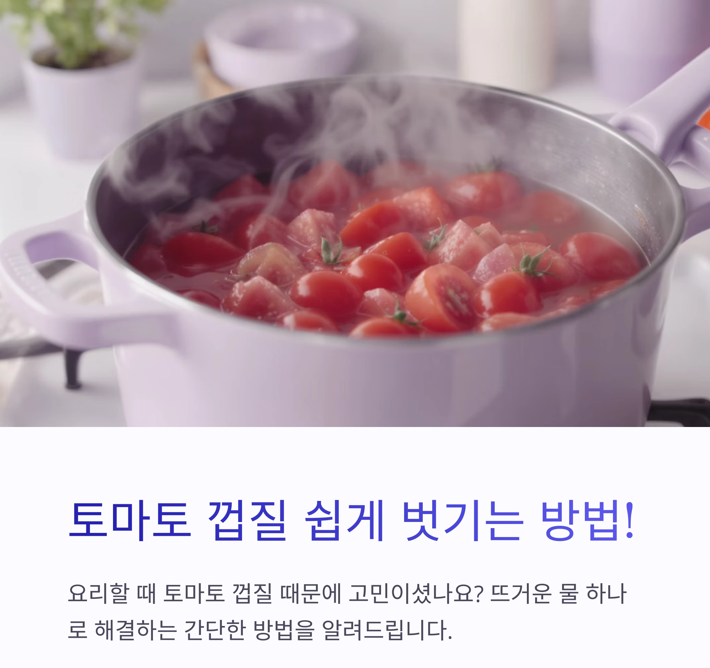 토마토 껍질 쉽게 벗기는 간단한 방법, 뜨거운 물에 담그기 팁 공개!