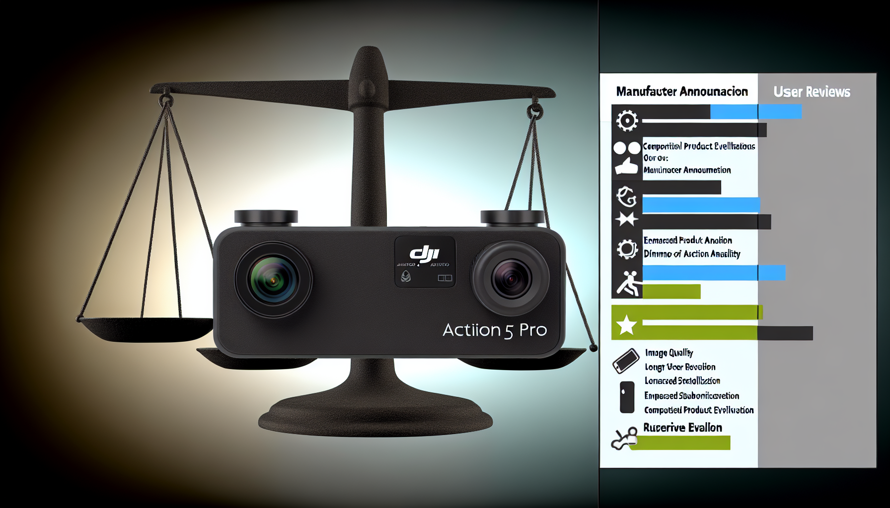 DJI 오즈모 액션 5 프로: 제조사 발표와 사용자 리뷰 비교 분석 및 경쟁 제품 평가