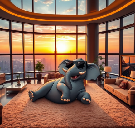 펜트하우스 코끼리 영화그림