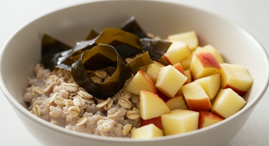 귀리, 다시마, 사과