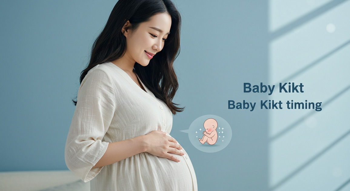 태동은 언제 시작될까? 아기 움직임 시기별 변화 총정리