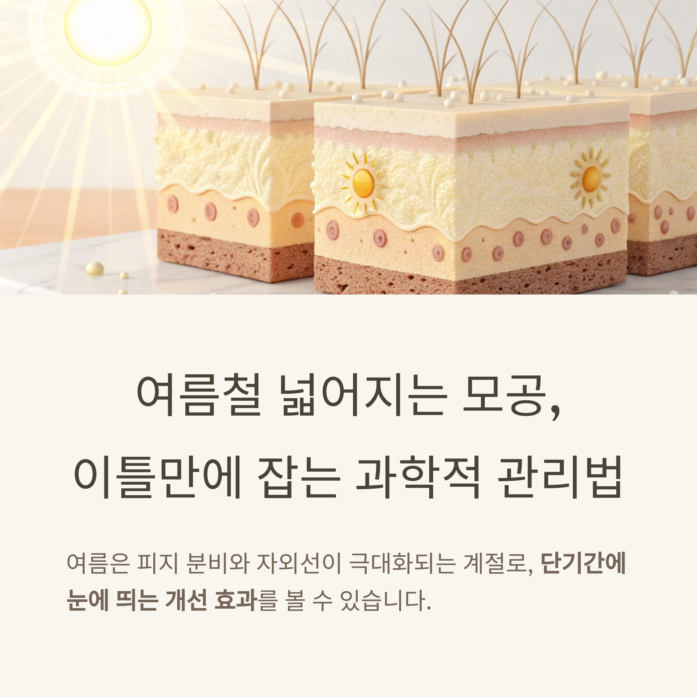 여름철모공