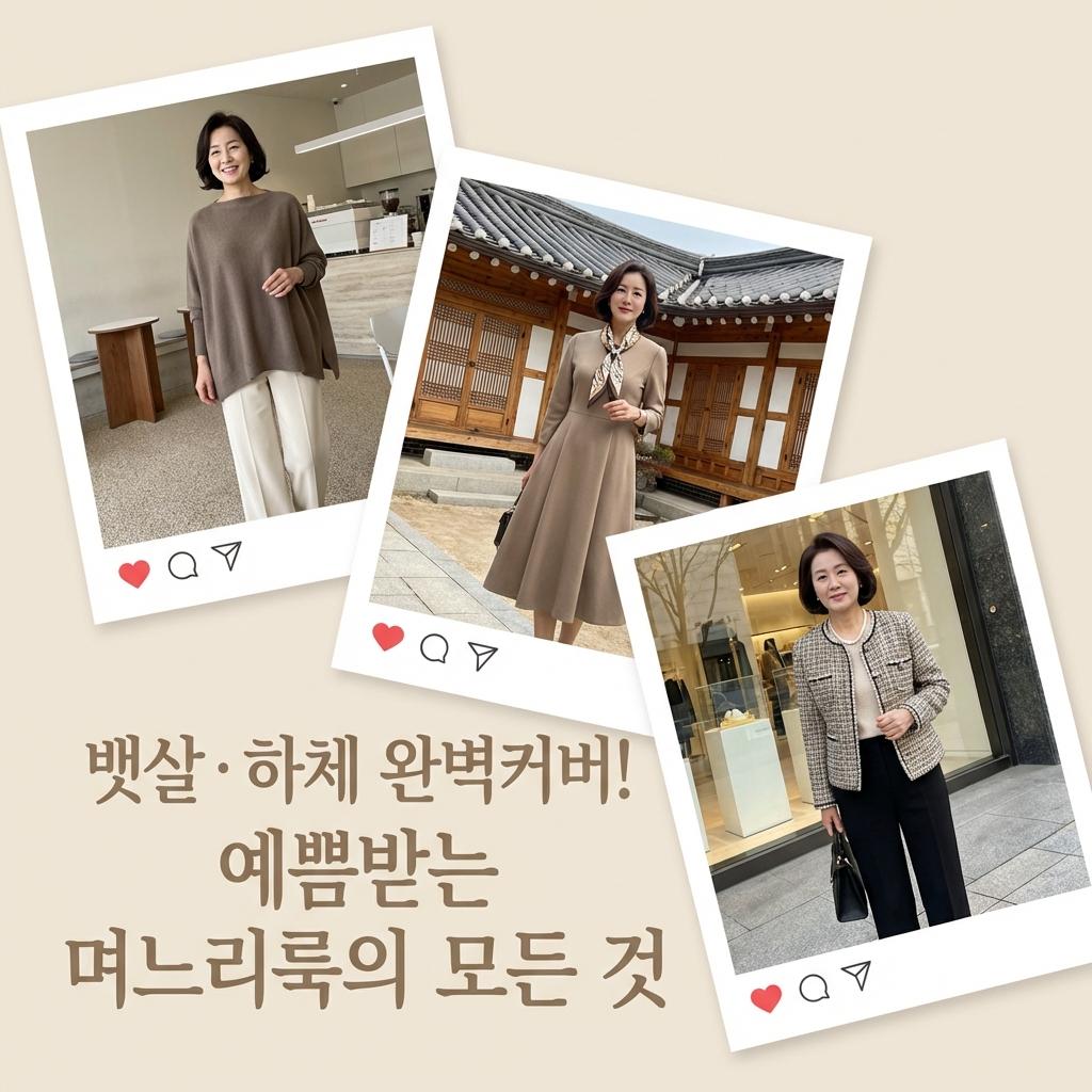 4060 며느리룩 체형커버