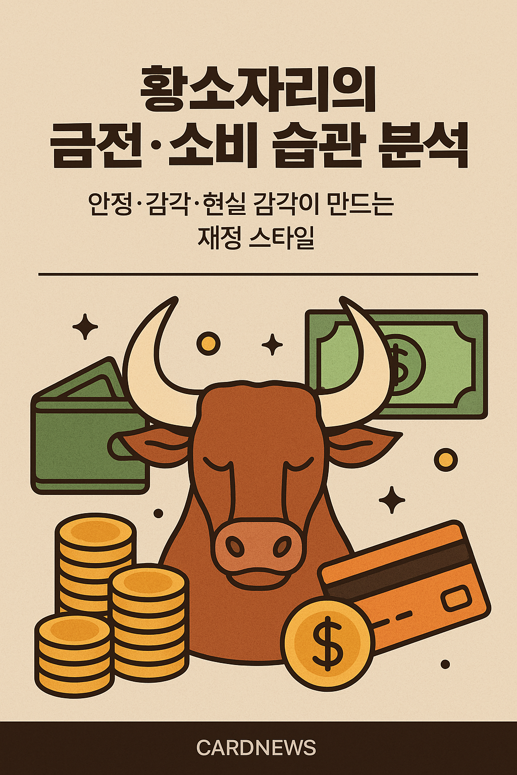 황소자리의 금전·소비 습관 분석 — 안정·감각·현실 감각이 만드는 재정 스타일
