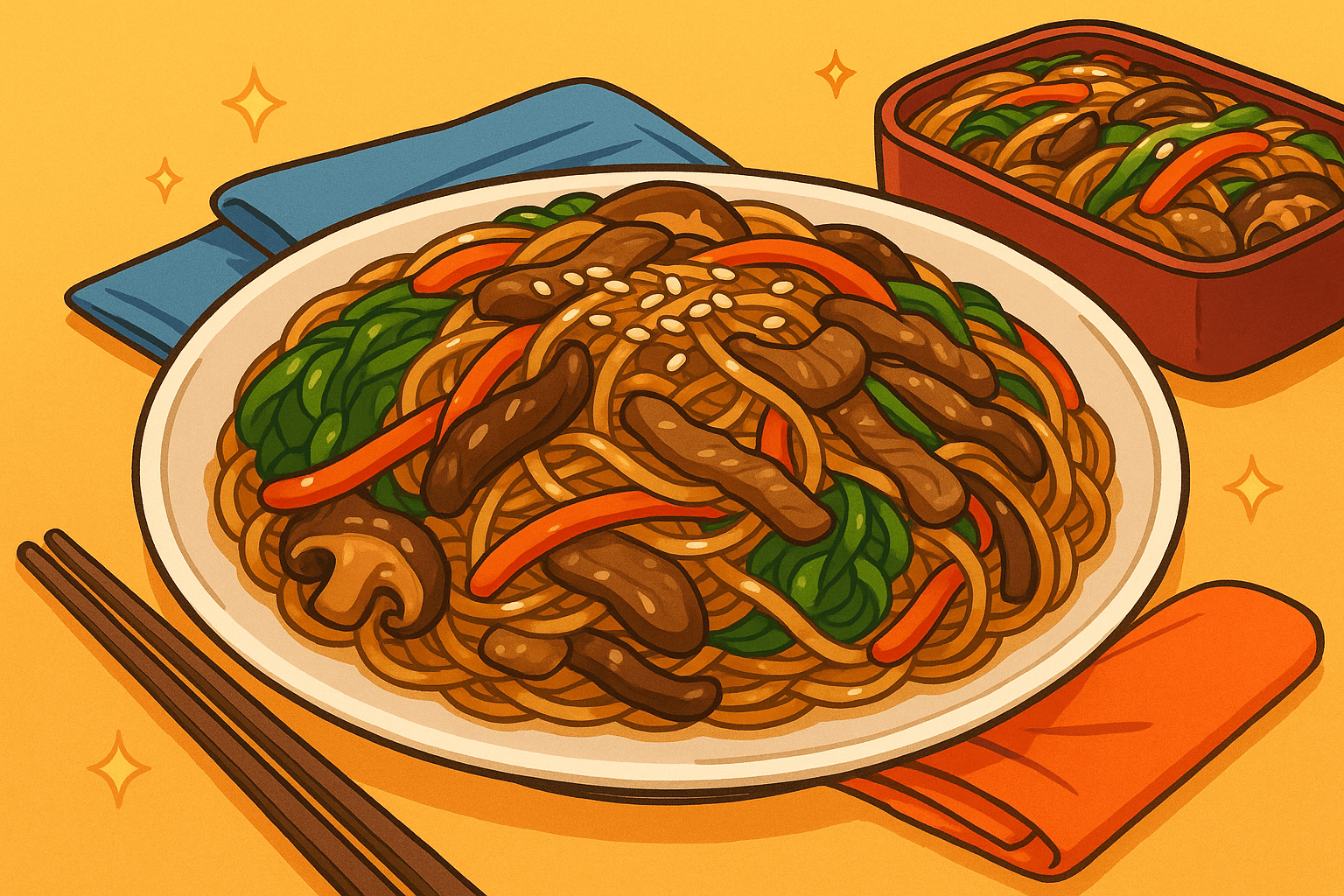 잡채 손님상에서 도시락까지 인기 비결