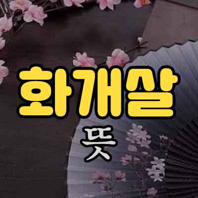 화개살 뜻