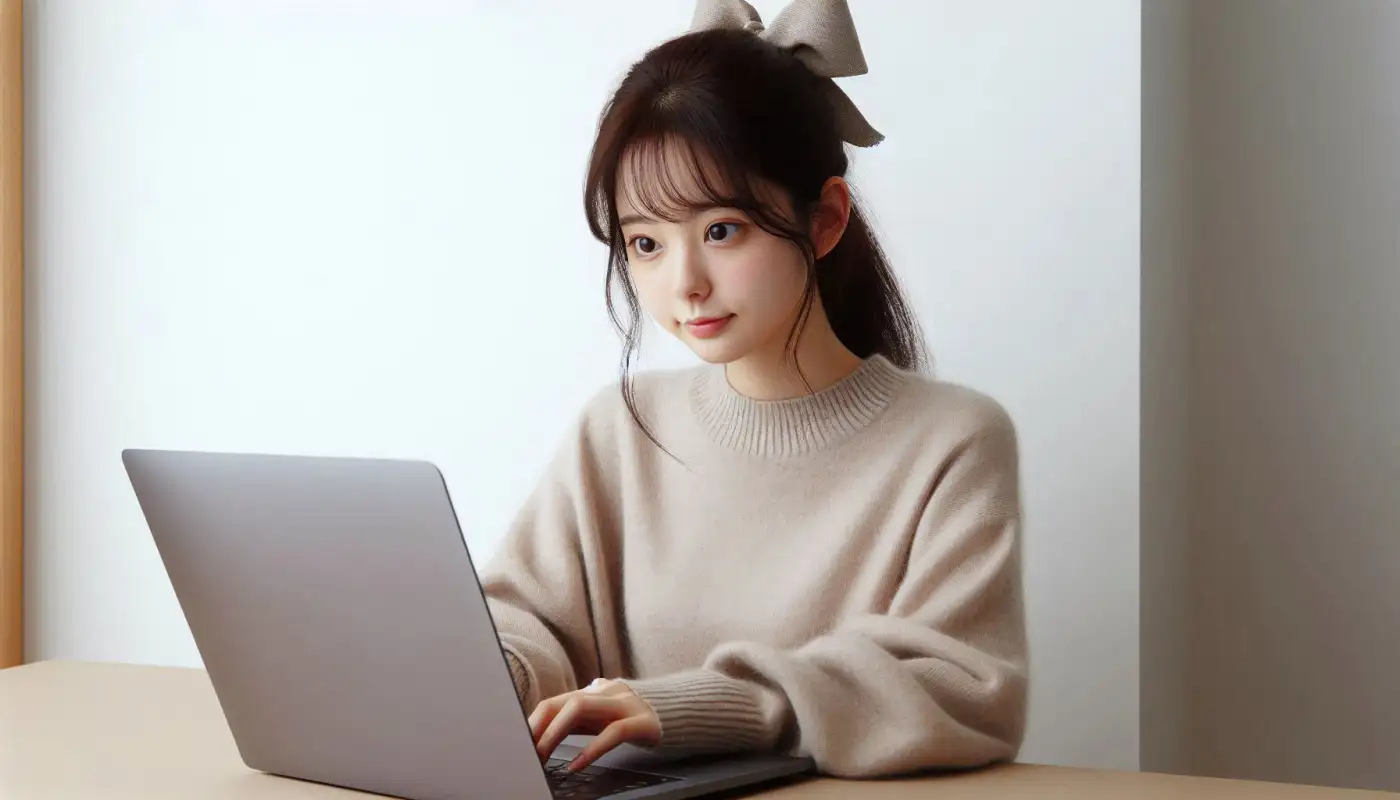 네오-코인-전망을-알아보고-가상자산-관리하는-여성의-모습