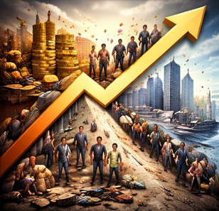 K자형 경제 양극화