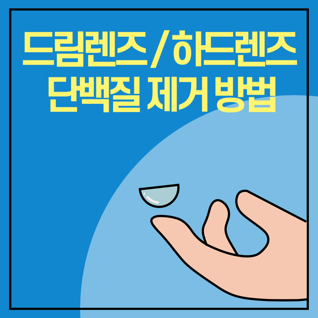 드림렌즈 단백질 세척액