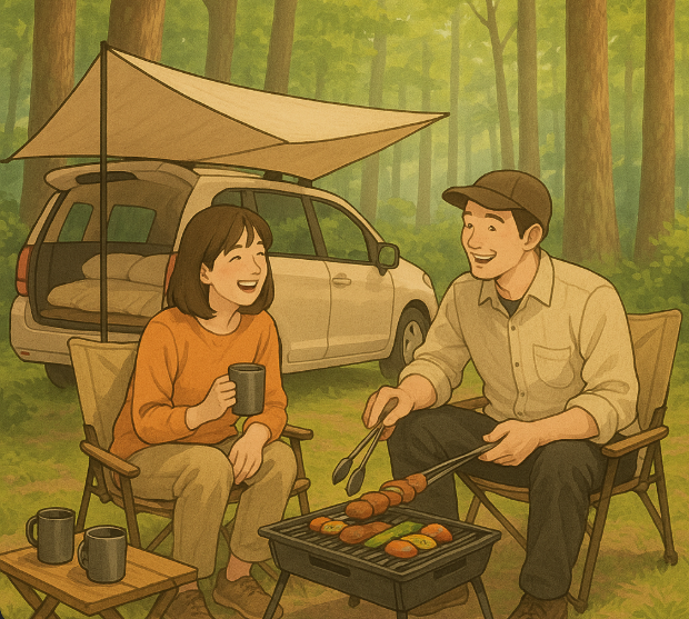 일본에서 차박하기