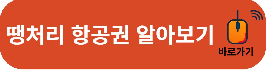 땡처리 항공권 알아보기