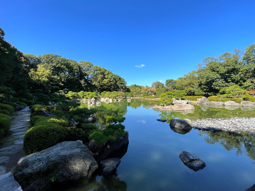 오호리공원 일본정원 연못4