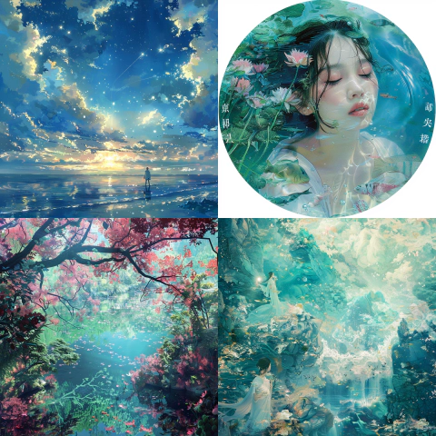 미드저니로-아오키가하라-주하이(青木ヶ原樹海)-밝은-이미지로-생성