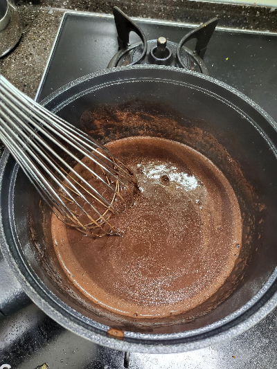 초코 컵케익 만들기 1단계