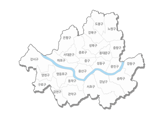 자치구별 지원 금액 및 특징