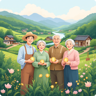 신안군 농어촌 기본소득 이미지