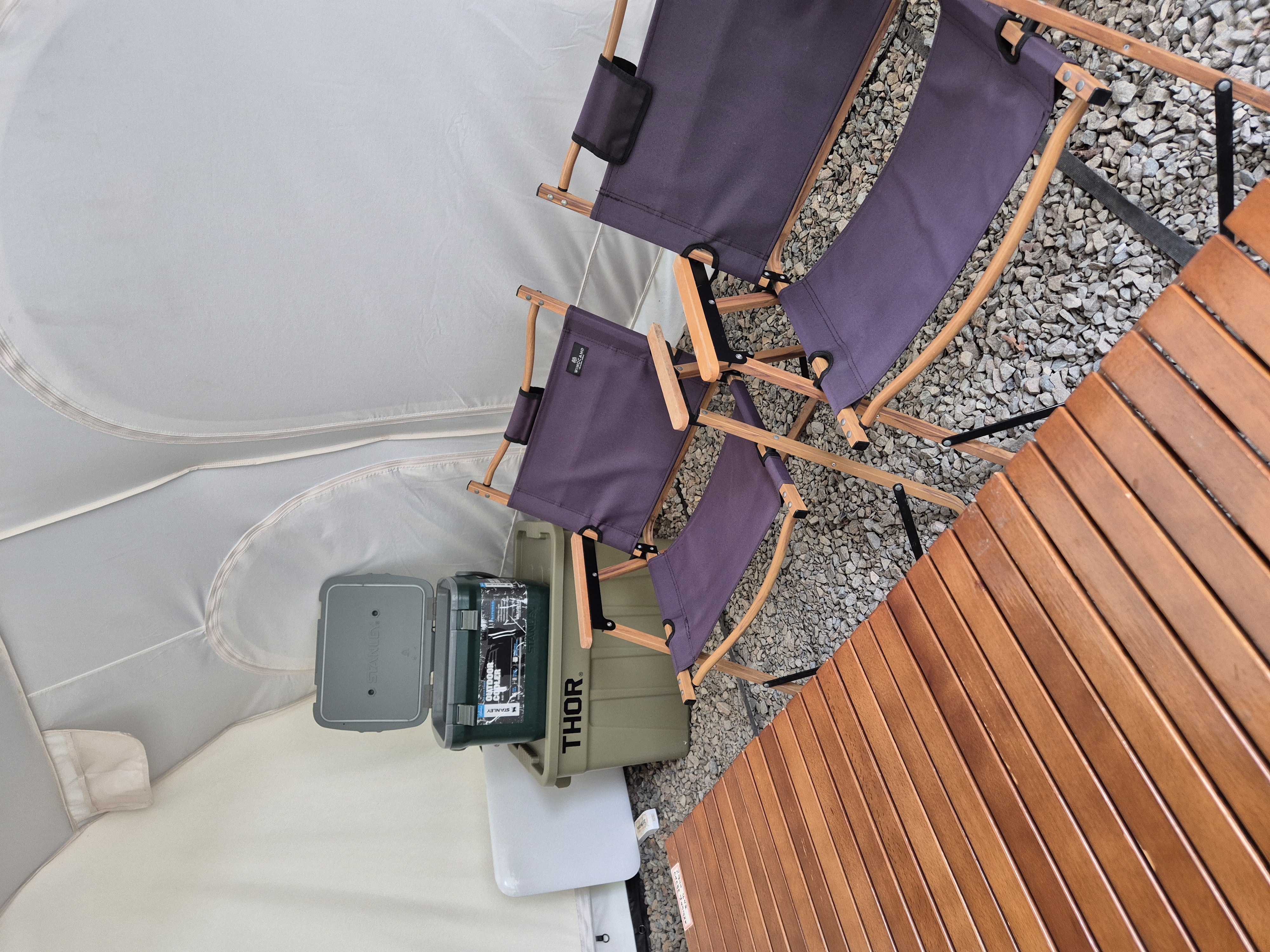 B시트 식사텐트