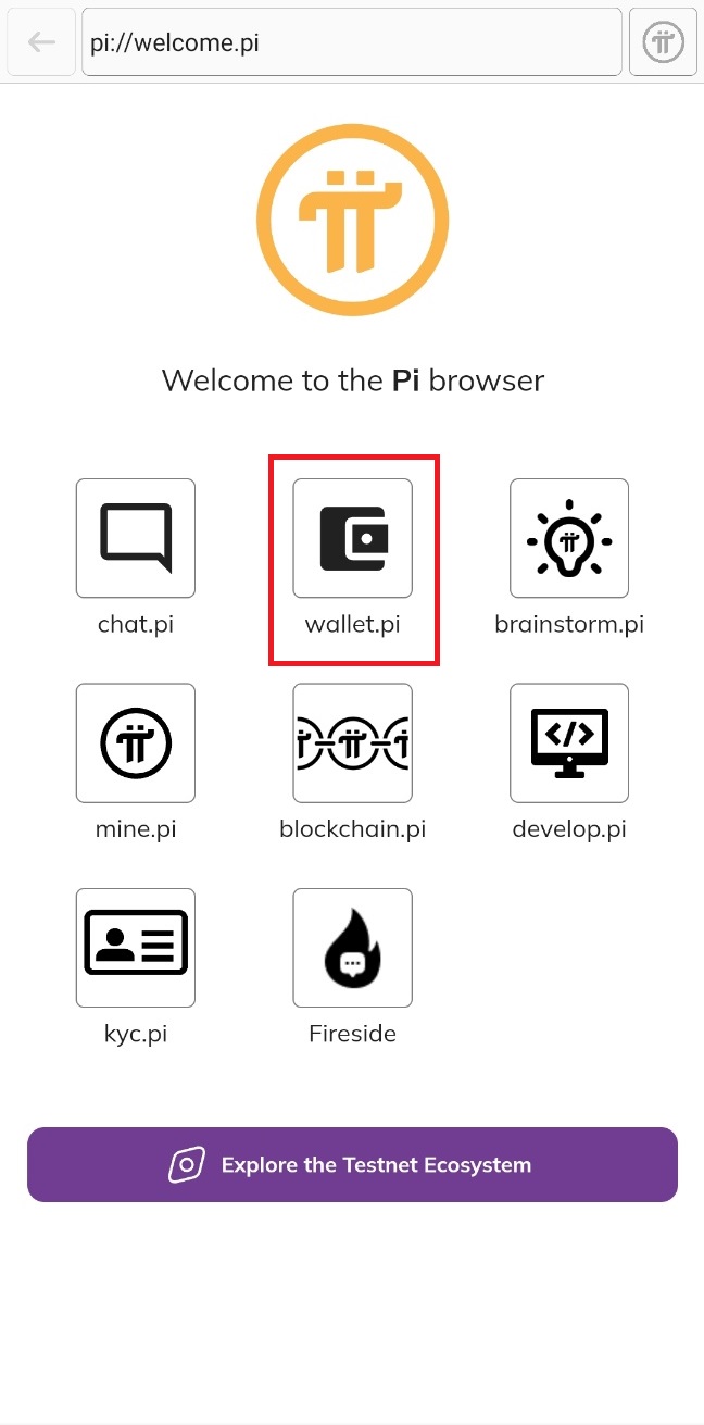 파이브라우저 지갑 클릭
