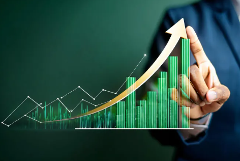 금융 상승 이미지