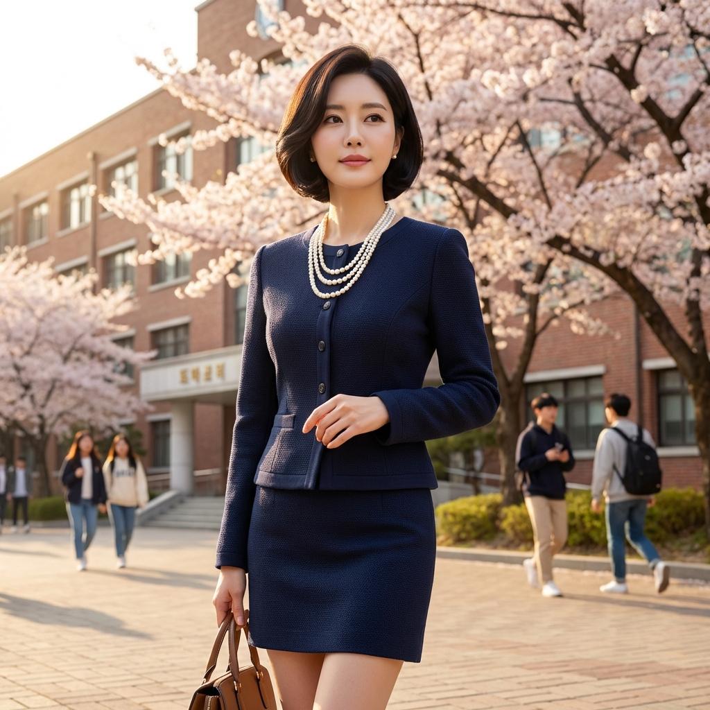 3월 학부모 모임에 입기 좋은 세련된 정장