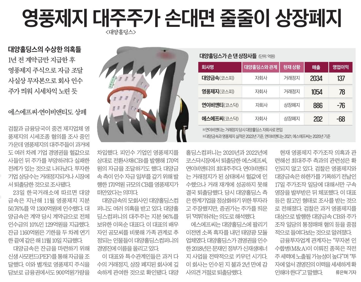 10월 24일 신문스크랩