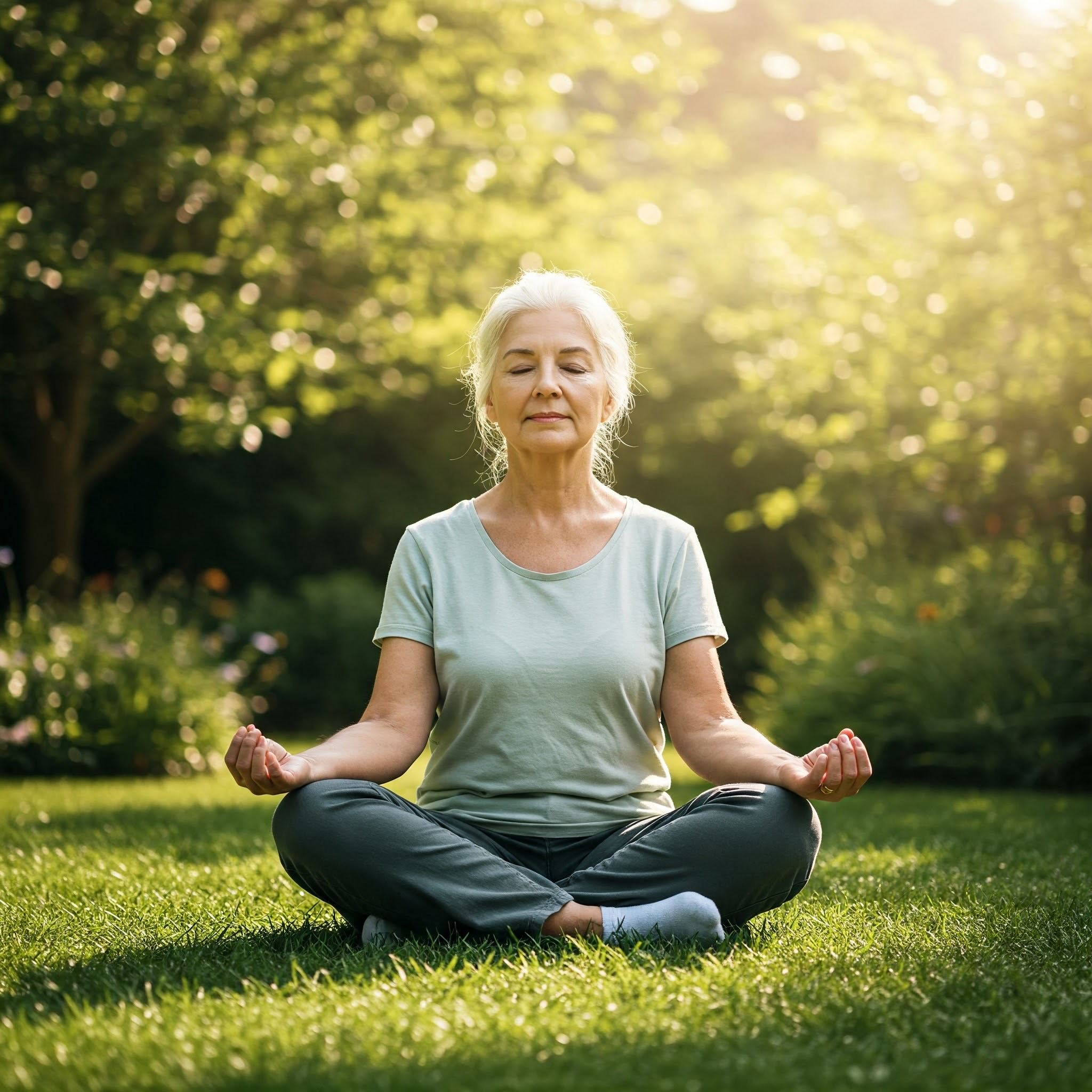 노년층을 위한 힐링 명상법 사진