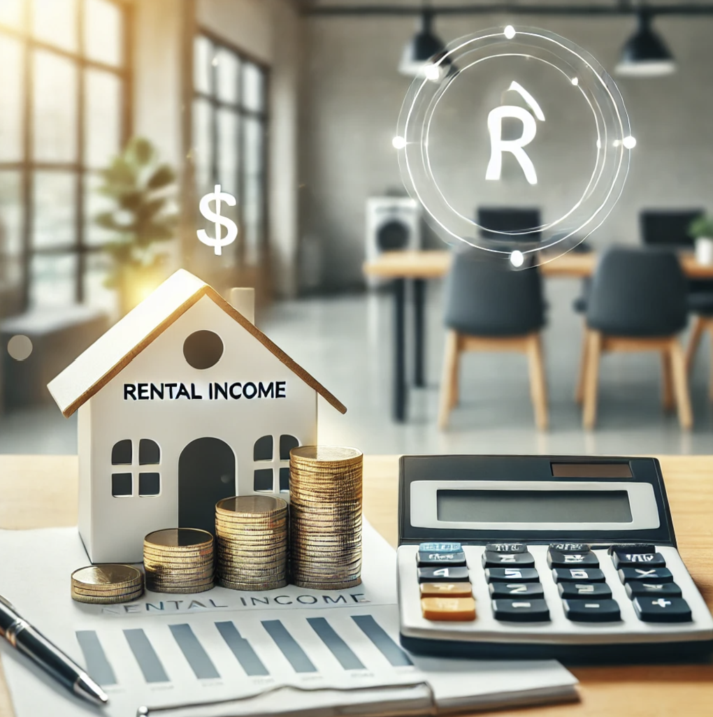 임대소득 관리 개념을 나타내는 이미지