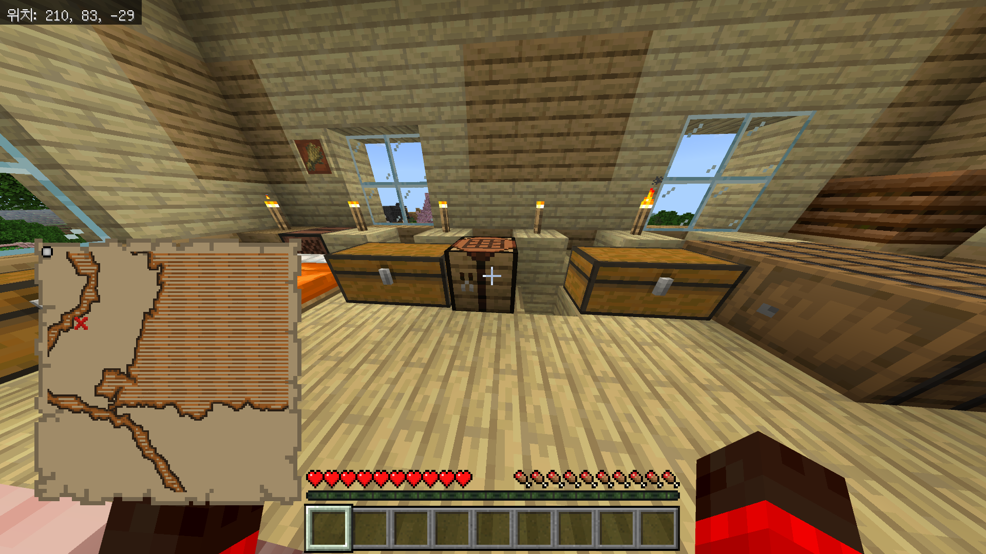 마인크래프트 보물지도를 활용하는 방법