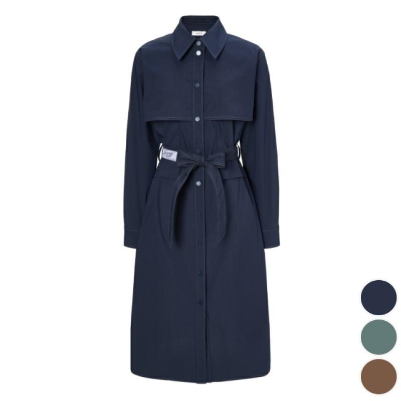 헤지스 아우터형 셔츠 원피스 HSDR2D791