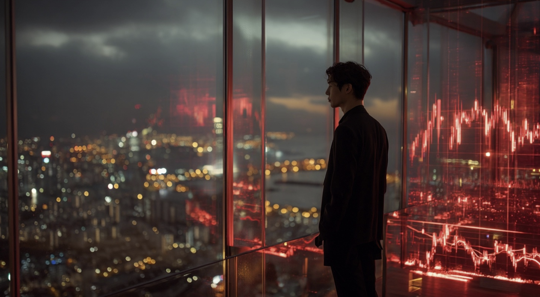 폭락 영화와 비슷한 연출 장면