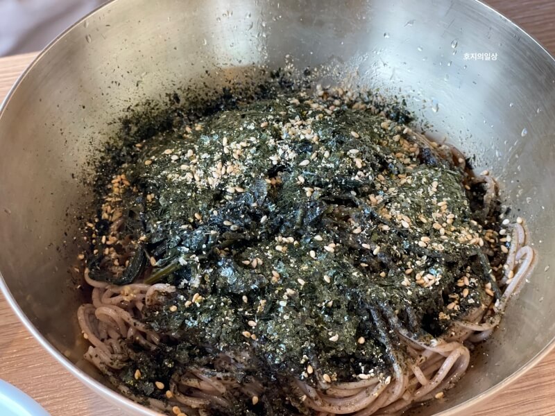 화성 융건릉 맛집 개수리 막국수 - 들기름 막국수