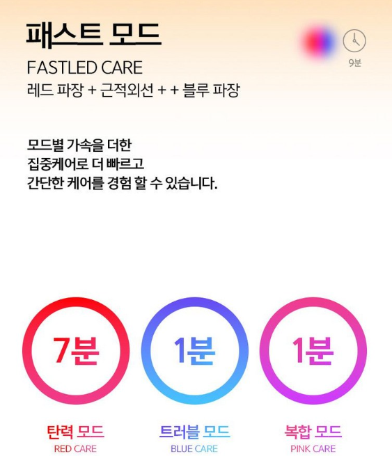 셀리턴 LED마스크 스마트한 시간관리