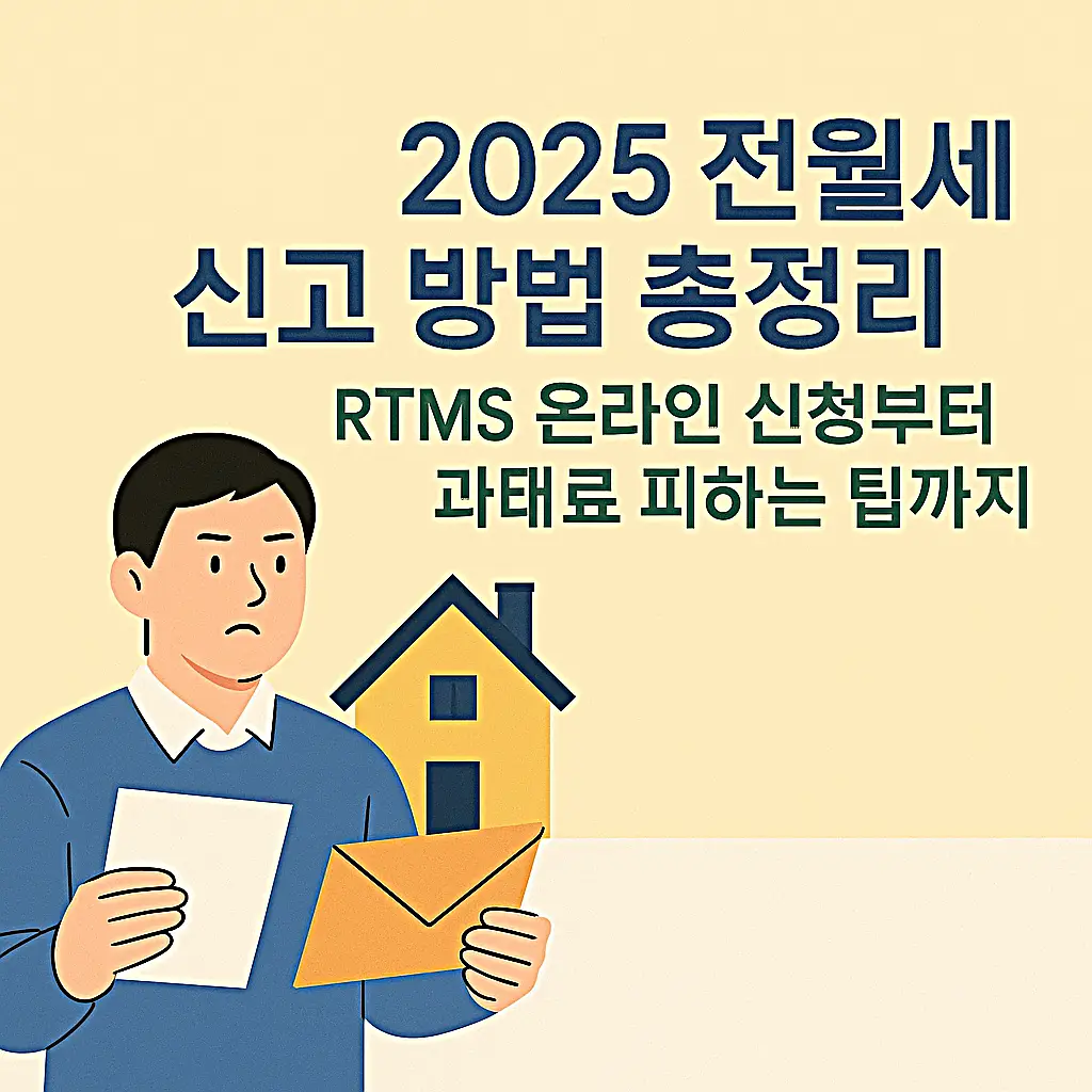 2025 전월세 신고 방법 총정리