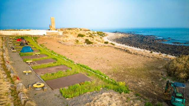 제주 가파도 '태봉왓 캠핑장'