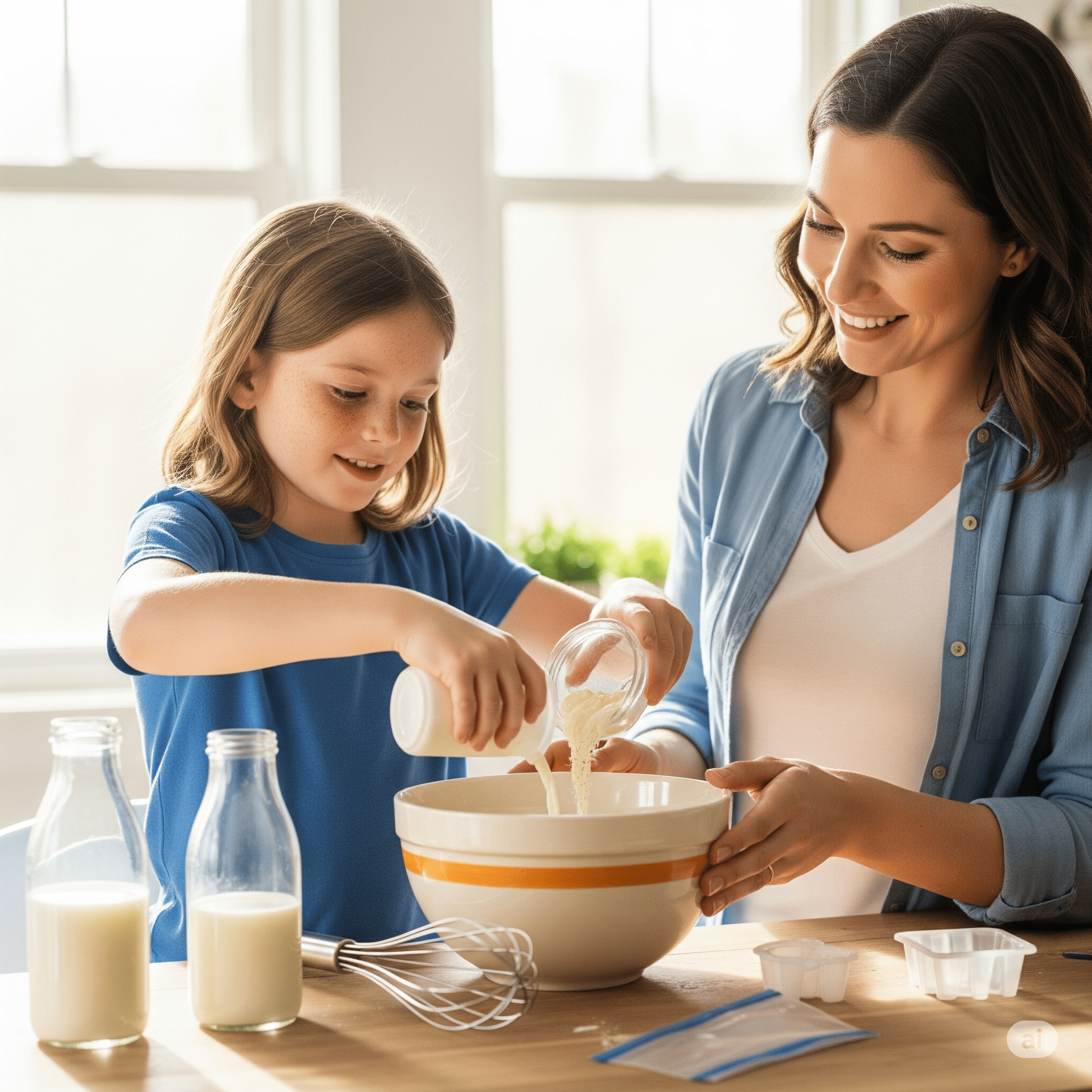 우유 한 컵으로 아이스크림 만들 수 있다고요? 냉동실만 있으면 OK!