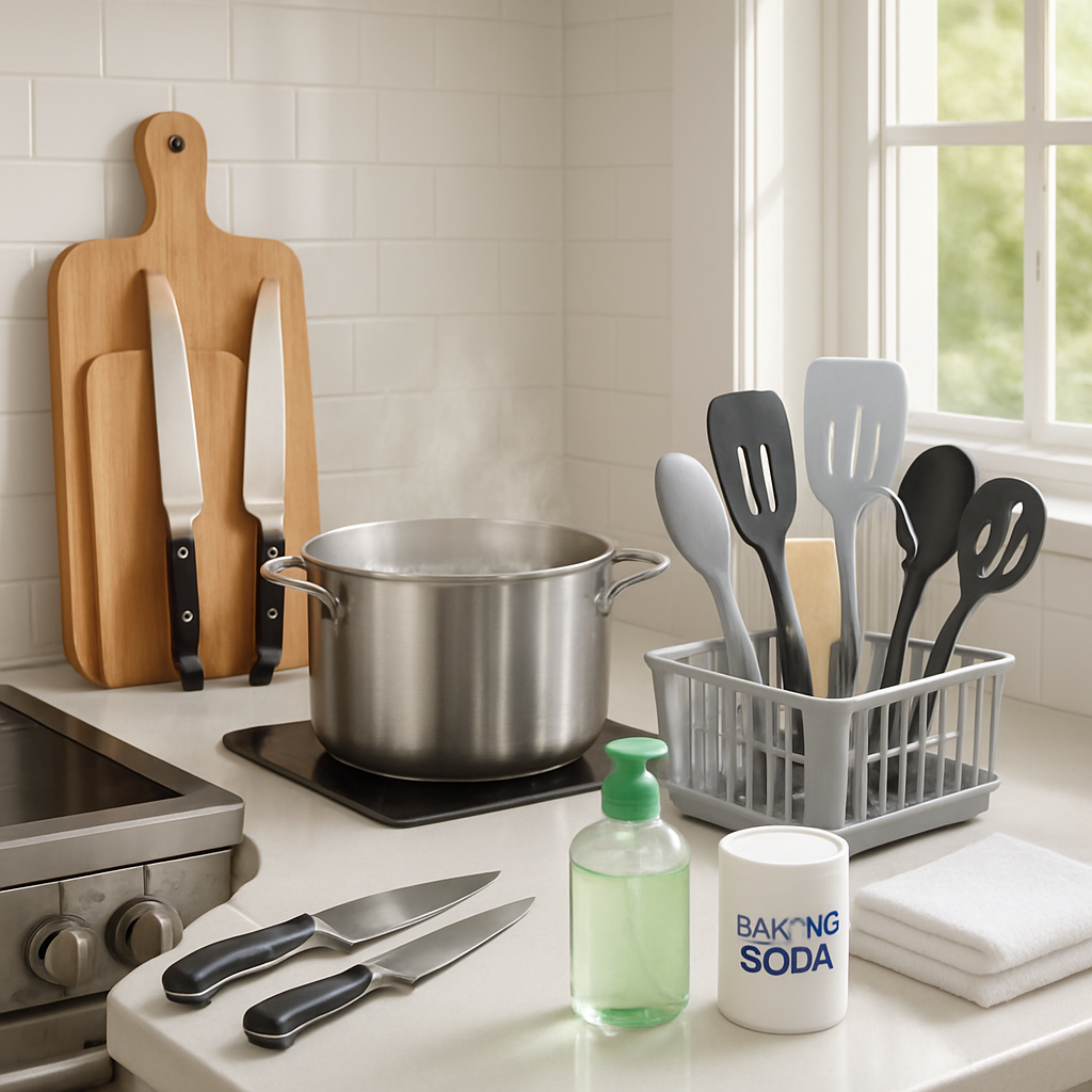 조리도구 소독 및 위생 보관법