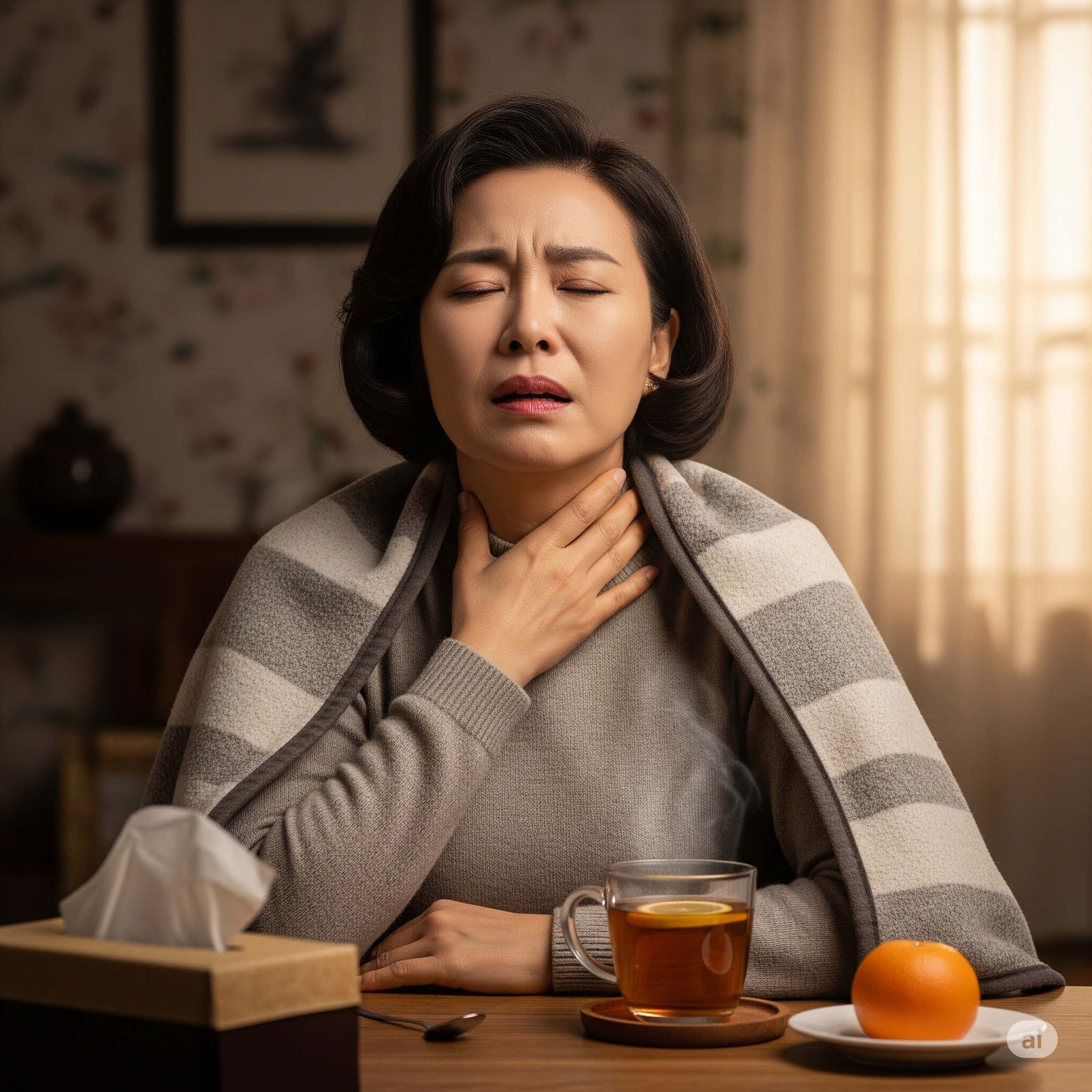 편도염 vs 후두개염&amp;#44; 중장년층이 꼭 알아야 할 차이점