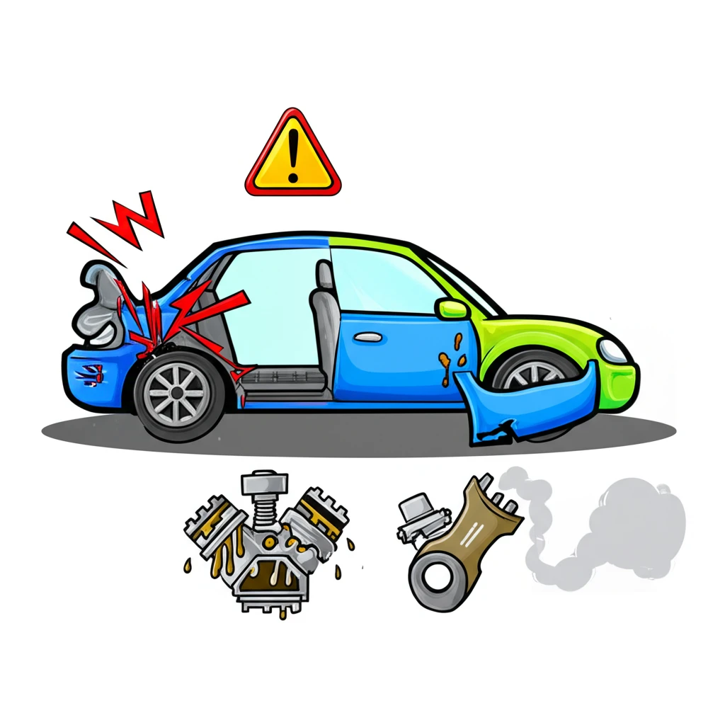 엔진 미션 결함 피하는 성능점검 기록..