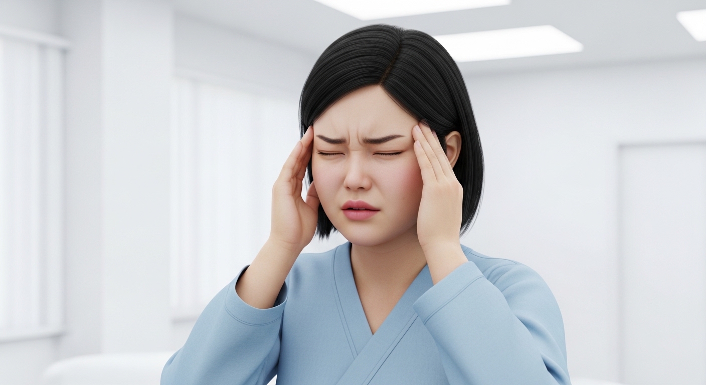 눈매교정 후 두통과 미간 당김, 왜 생길까?