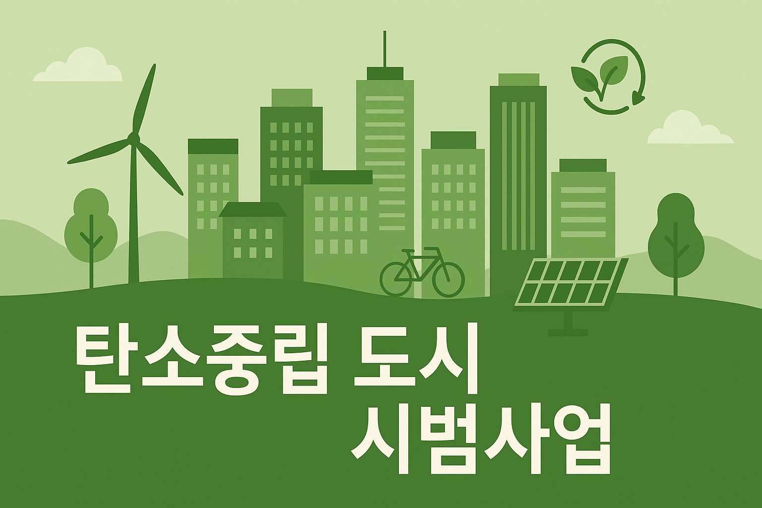 탄소중립 도시 시범사업, 기후 위기를 넘어 도시의 미래로