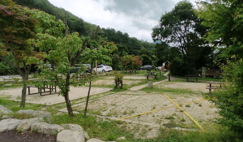 나무가 작아 그늘이 없는 A구역 사진