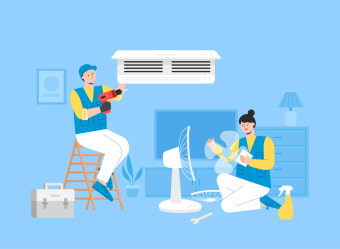 에어컨 셀프 청소법(벽걸이형,스탠드형)